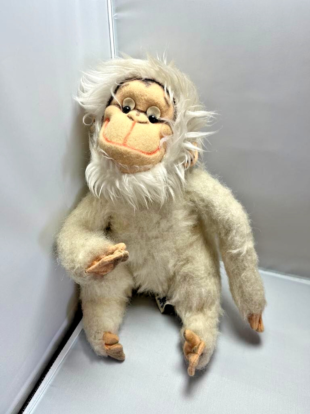 Knickerbocker 10" Jointed Gorilla Plush Toy Doll Monkey
